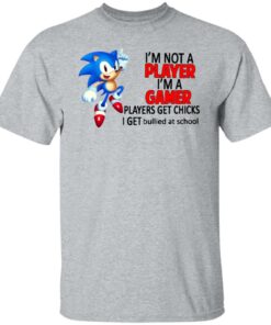 I'm not a player I'm a gamer players get chicks I get bullied at school shirt 4 Im not a player Im a gamer players get chicks I get bullied at school shirt 4