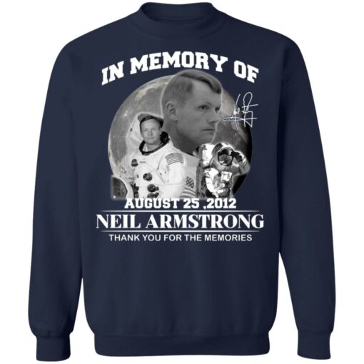 In memory of August 25 2012 Neil Armstrong shirt