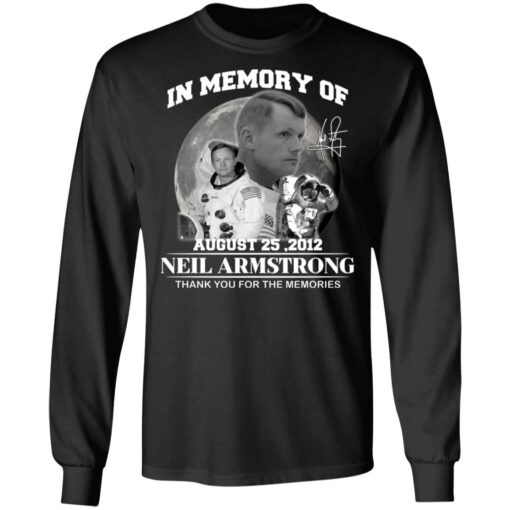 In memory of August 25 2012 Neil Armstrong shirt