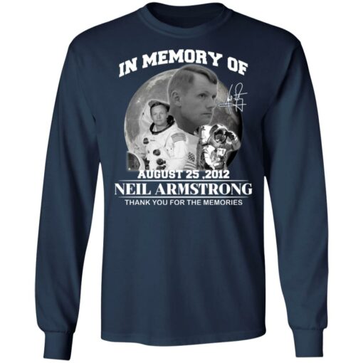 In memory of August 25 2012 Neil Armstrong shirt