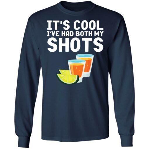 It’s cool I’ve had both my shots shirt