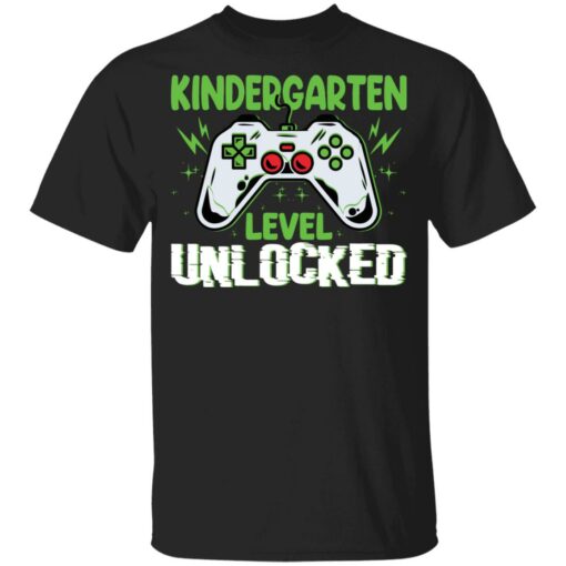 Kindergarten level unlocked game shirt