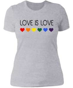 LGBT size Love is Love heart shirt 2