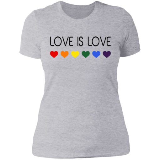 LGBT size Love is Love heart shirt