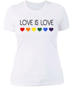 LGBT size Love is Love heart shirt 3