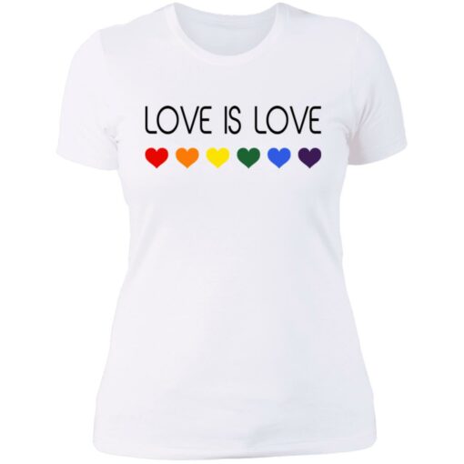 LGBT size Love is Love heart shirt