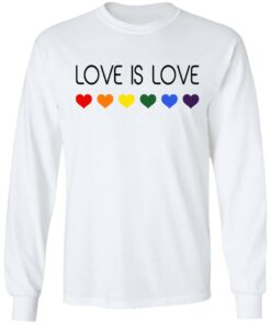 LGBT size Love is Love heart shirt 6