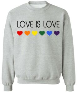 LGBT size Love is Love heart shirt 9