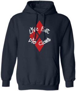 Live fast die clown shirt 4 Live fast die clown shirt 3