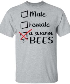 Male female a swarm of bees shirt Male female a swarm of bees shirt
