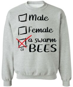 Male female a swarm of bees shirt 7 Male female a swarm of bees shirt 7