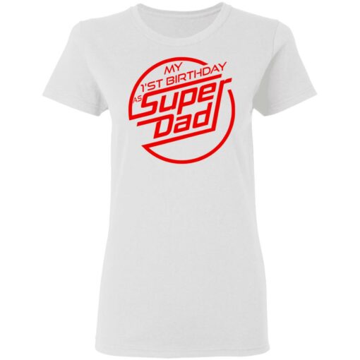 My 1st birthday as superhero dad shirt