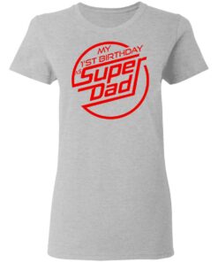 My 1st birthday as superhero dad shirt 3