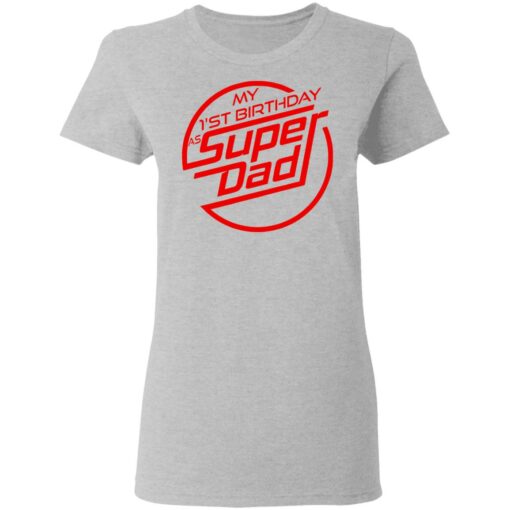 My 1st birthday as superhero dad shirt