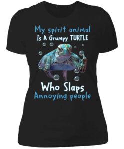 My spirit animal is a grumpy turtle who slaps annoying people shirt 2 My spirit animal is a grumpy turtle who slaps annoying people shirt 2