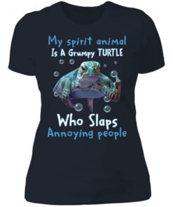 My spirit animal is a grumpy turtle who slaps annoying people shirt 3 My spirit animal is a grumpy turtle who slaps annoying people shirt 3