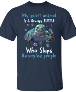 My spirit animal is a grumpy turtle who slaps annoying people shirt 4 My spirit animal is a grumpy turtle who slaps annoying people shirt 4