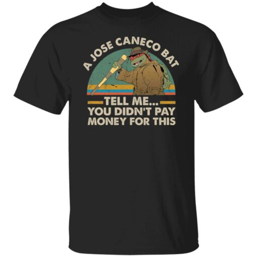 Ninja Turtles a jose canseco bat tell me shirt