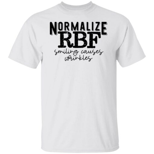 Normalize rbf smiling causes wrinkles shirt