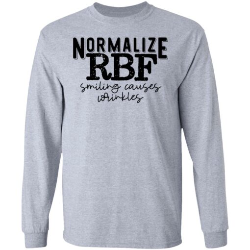 Normalize rbf smiling causes wrinkles shirt