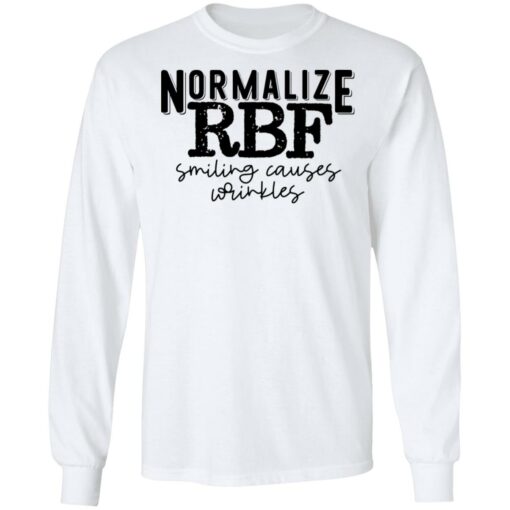 Normalize rbf smiling causes wrinkles shirt