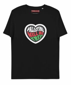 Palestine Will Be Free Unisex Organic Cotton T-shirt  Shop