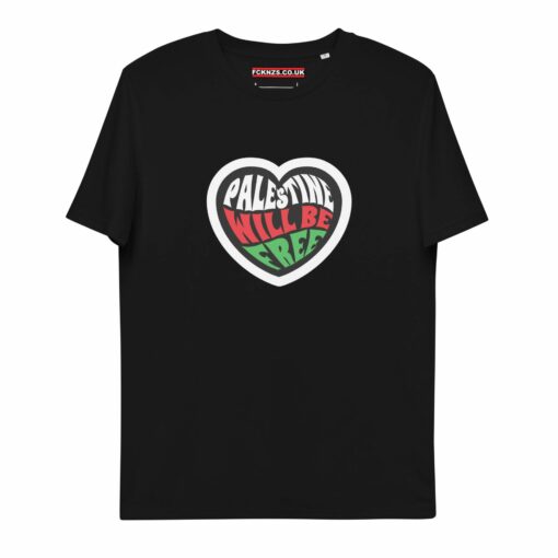 Palestine Will Be Free Unisex Organic Cotton T-shirt  Shop