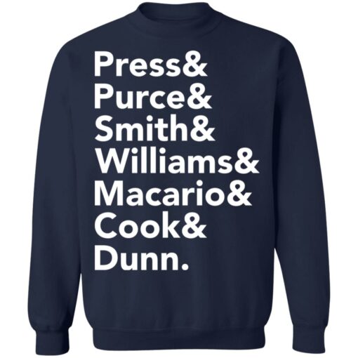 Press and Purce and Smith and Williams shirt