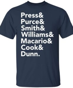 Press and Purce and Smith and Williams shirt 4 Press and Purce and Smith and Williams shirt 4