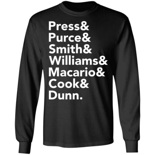 Press and Purce and Smith and Williams shirt