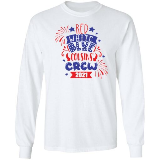 Red white blue cousin crew 2021 shirt