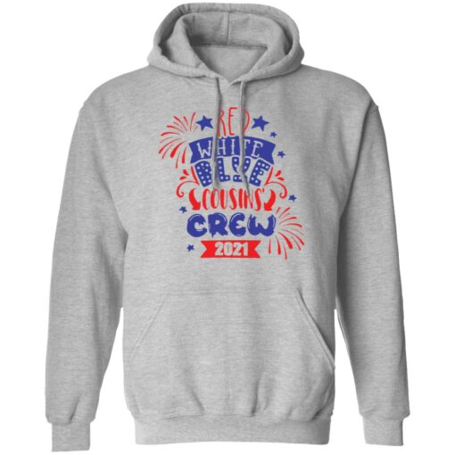 Red white blue cousin crew 2021 shirt