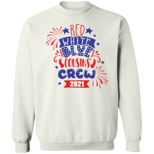 Red white blue cousin crew 2021 shirt