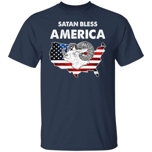 Satan bless America flag shirt