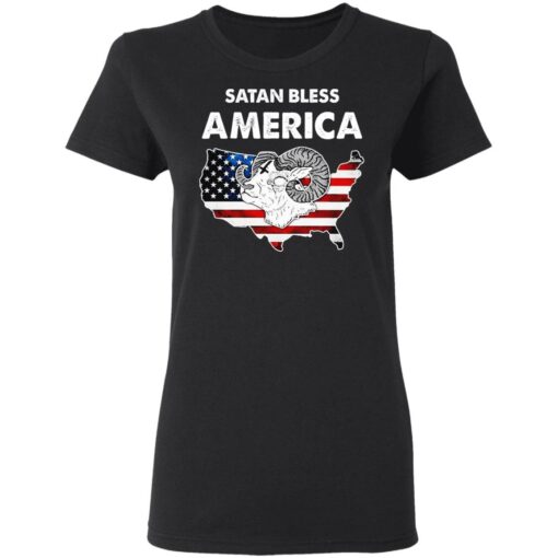 Satan bless America flag shirt