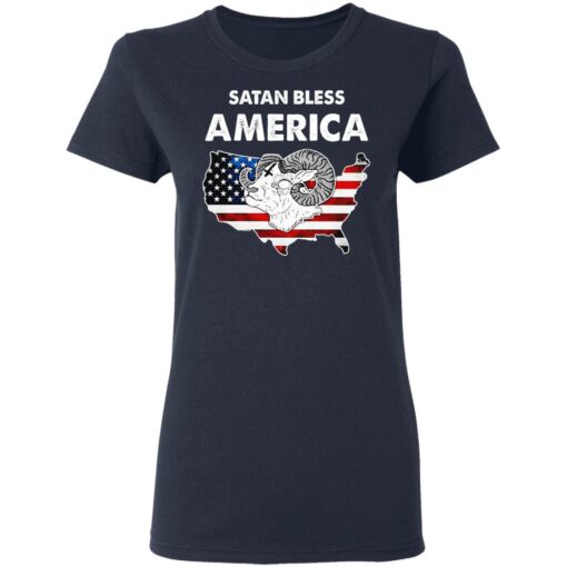 Satan bless America flag shirt