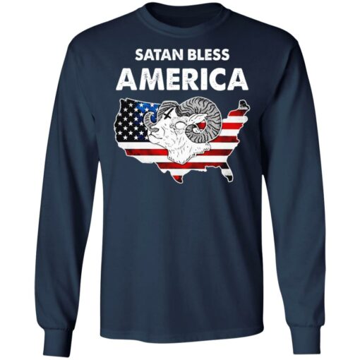 Satan bless America flag shirt