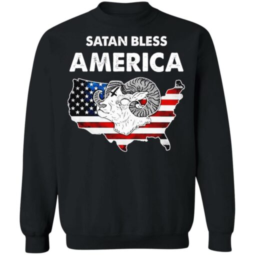 Satan bless America flag shirt