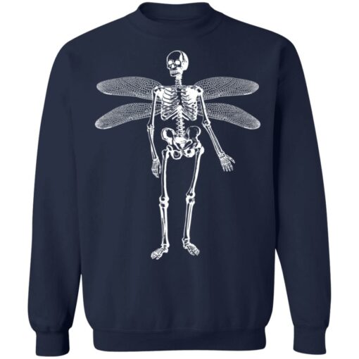 Skeleton butterfly wings shirt