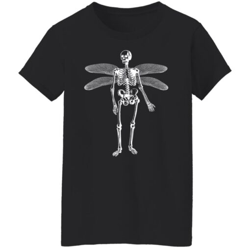 Skeleton butterfly wings shirt