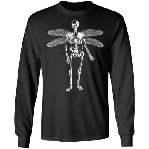 Skeleton butterfly wings shirt