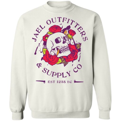 Skull jael outfitters and supply co shirt