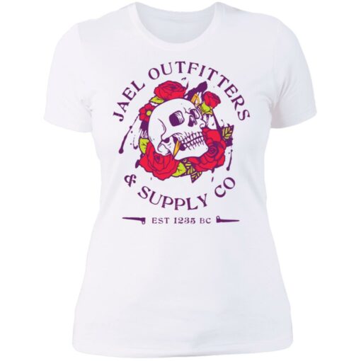 Skull jael outfitters and supply co shirt