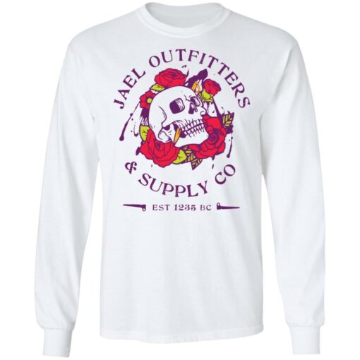 Skull jael outfitters and supply co shirt