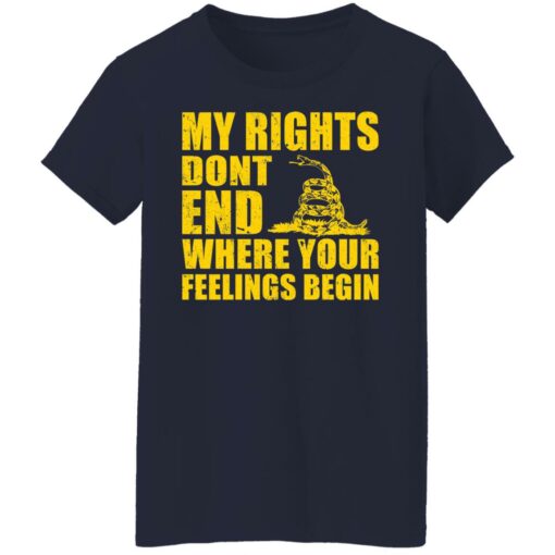 Snake my rights don’t end where your feelings begin shirt