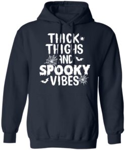 Thick thighs and spooky vibes shirt 3