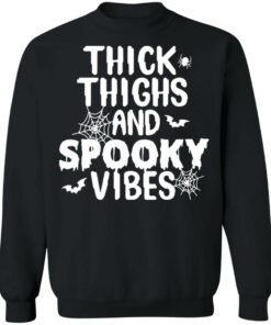 Thick thighs and spooky vibes shirt 4