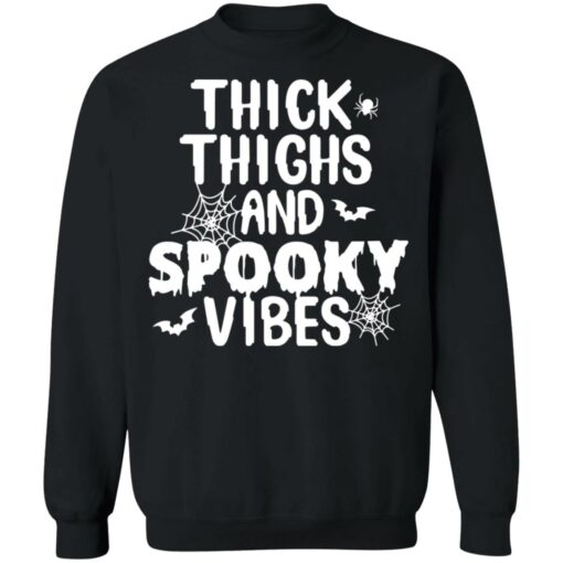 Thick thighs and spooky vibes shirt