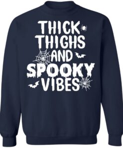 Thick thighs and spooky vibes shirt 5
