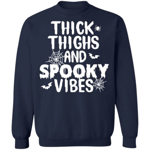 Thick thighs and spooky vibes shirt